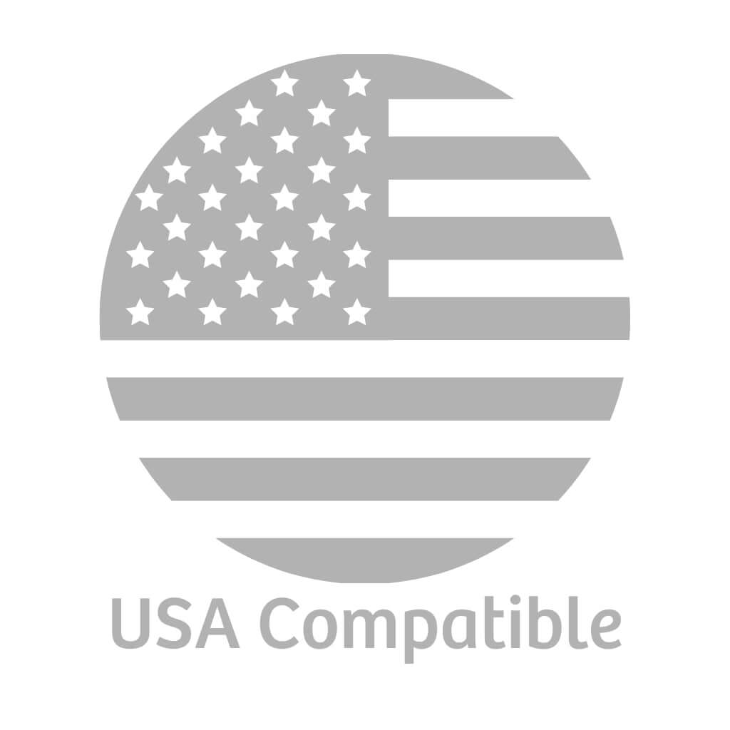 1 1/2 inch (37mm) Round USA T Series Metal Pin Back Button Badge Components - Pack of 100 - Image 4