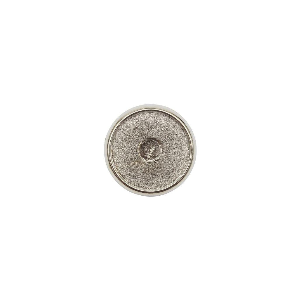 17mm Round Butterfly Pin Back Silver Metal Blank Badge - Pack of 50 - Image 3