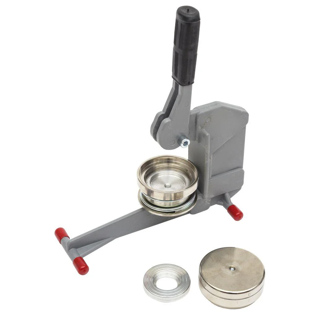 59mm Round G Series Compact Button Badge Machine - Including 100 Free Pin Back Components - Image 5