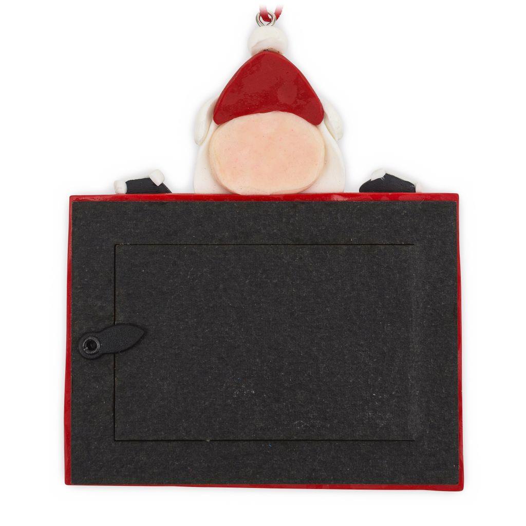 65 x 45mm Blank Father Christmas Santa Tree Ornament - Pack of 6 - Image 3
