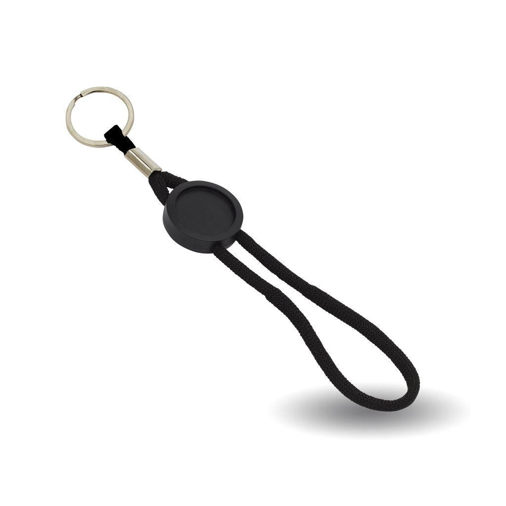 Blank 25mm Insert Keyring With Wrist Strap - Pack of 10 - Image 4