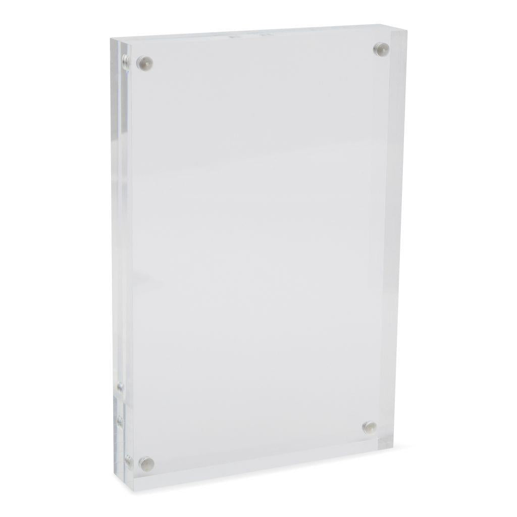 Blank Acrylic Magnetic Photo Frame Block Insert 152 x 102mm (6 x 4 inch) - Pack of 6 - Image 3