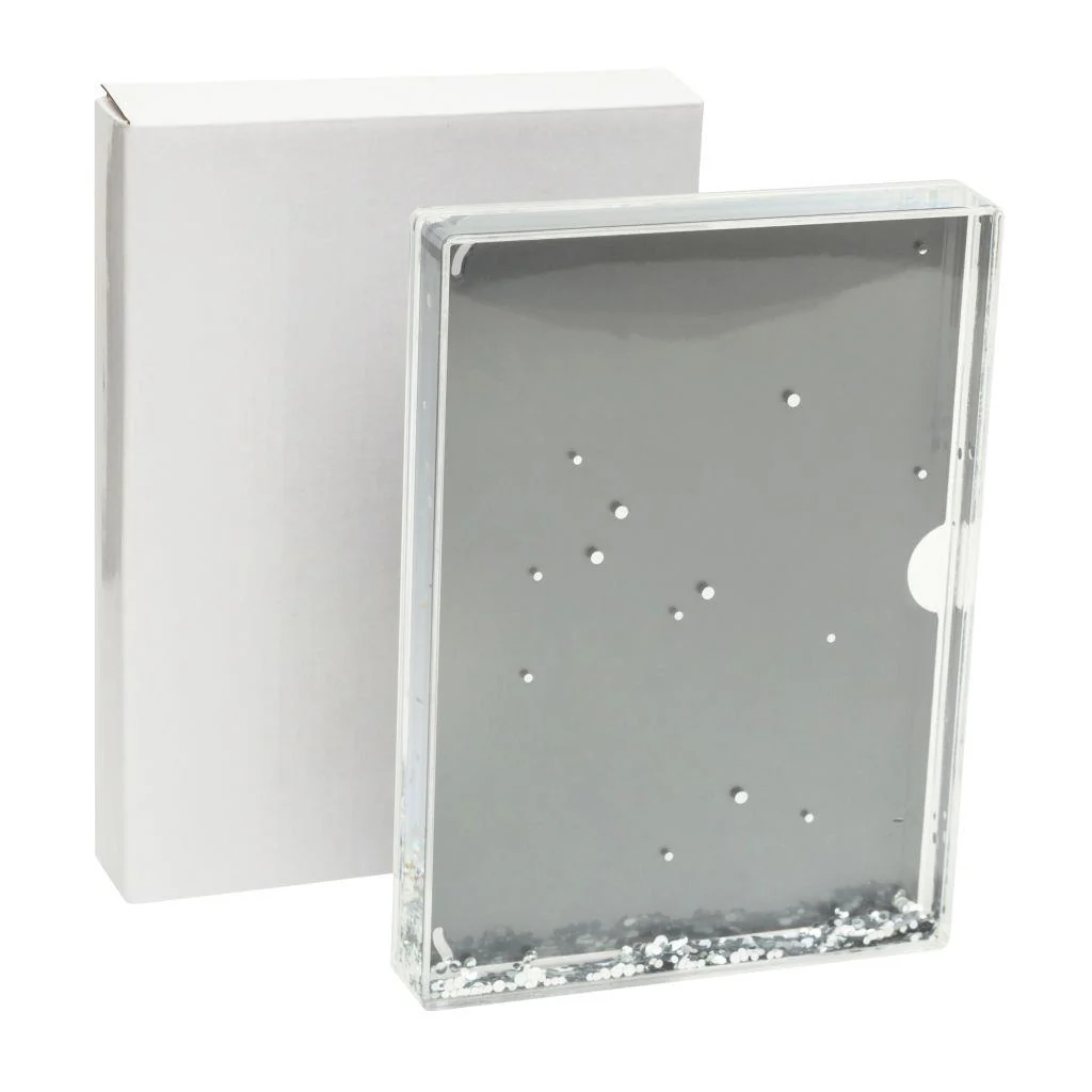 Blank Glitter Photo Block Frame Insert 178 x 127mm (7 x 5 inch) - Pack of 6 - Image 4