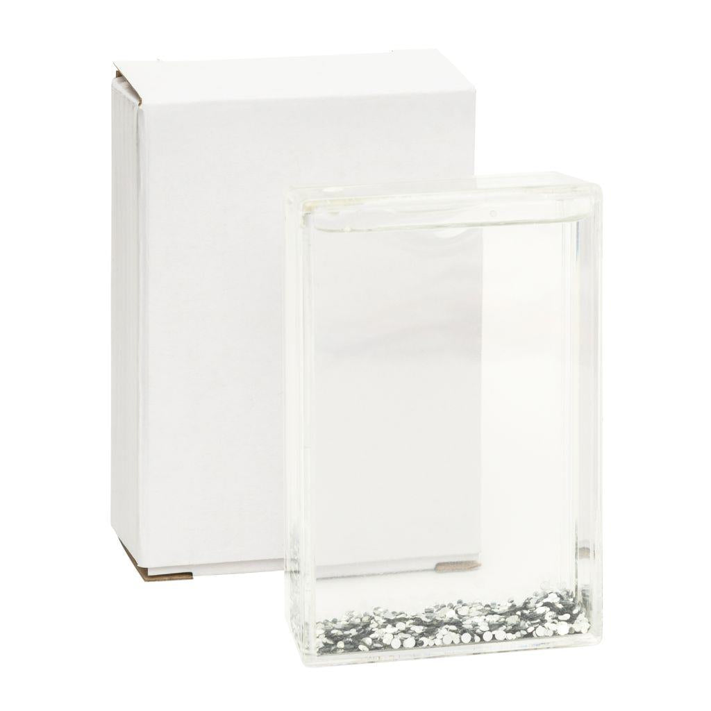 Blank Glitter Photo Block Frame Insert 85 x 54mm (3.3 x 2.1 inch) - Pack of 6 - Image 4