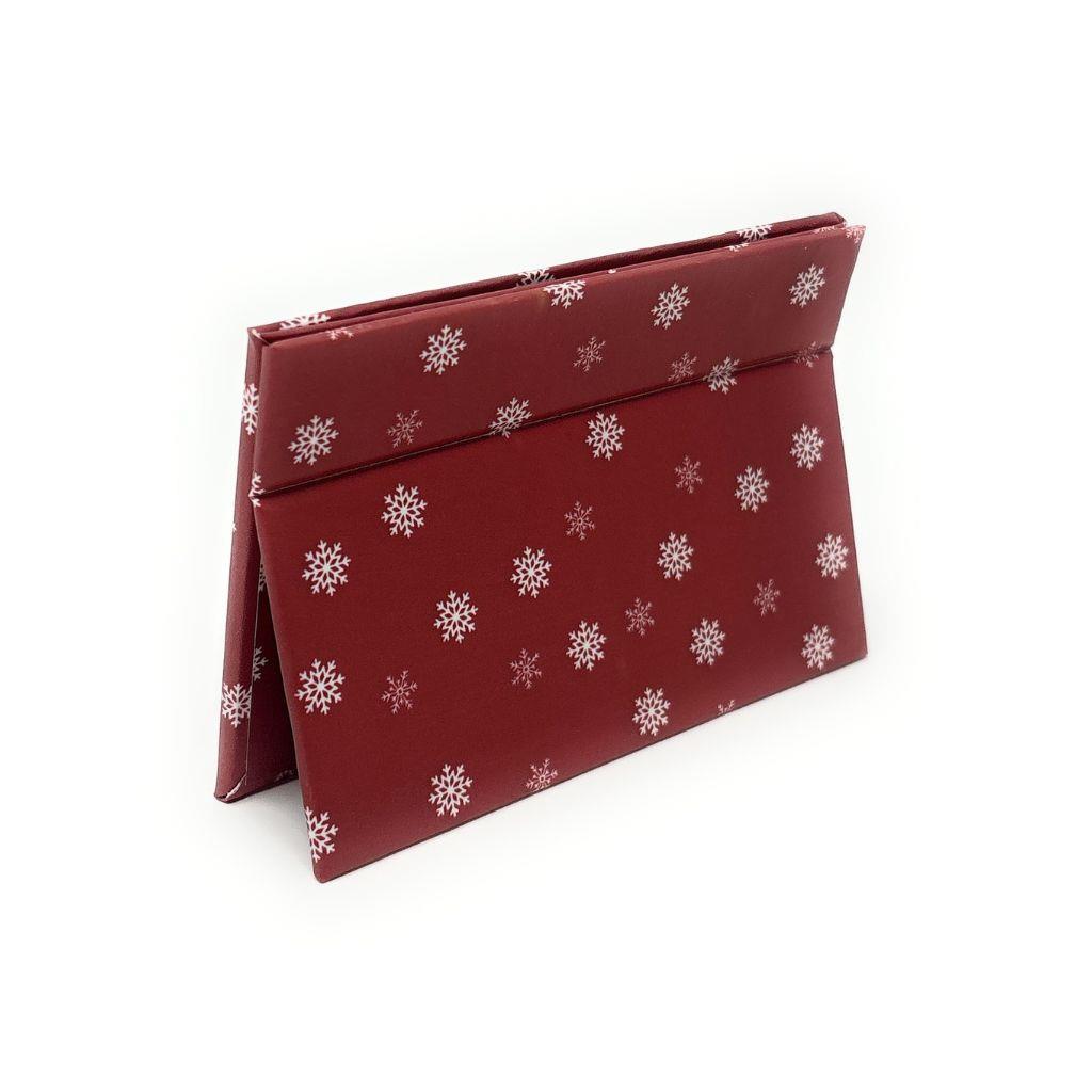 Blank Red Snowflake Magnetic Photo Frame - 90 x 60mm Blank Insert - Pack of 10 - Image 3
