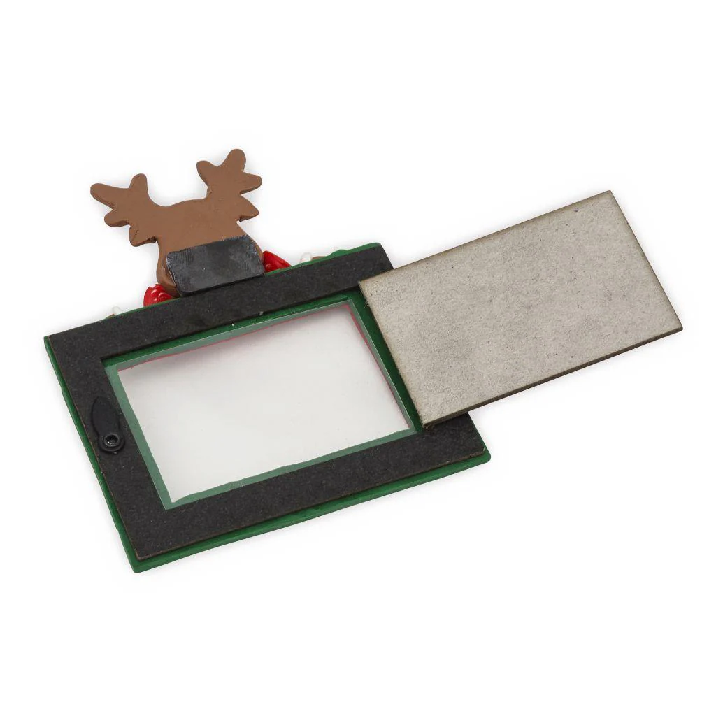 Blank Reindeer Christmas Fridge Magnet Insert Size 70 x 45mm - Pack of 6 - Image 4