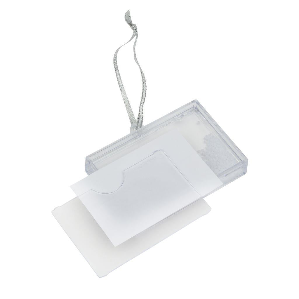 L4 Blank Insert Photo Snow Frame with Hanger - 70 x 45mm (2.7 x 1.7 inch) - Pack of 6 - Image 4