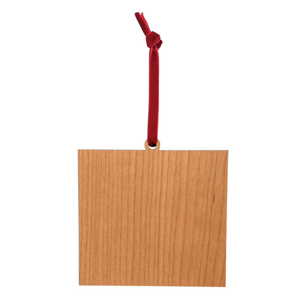 L4 Wooden Xmas Hanger - Merry Christmas - Insert 70 x 45mm - Pack of 6 - Image 3