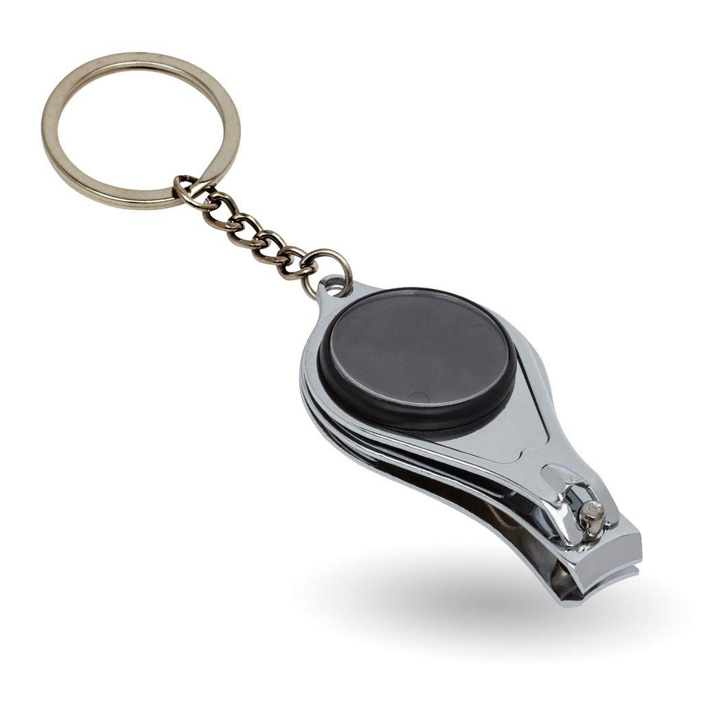 Multi 3 Round Blank Metal Photo Insert Keyring - 25mm Insert Holder - Pack of 10 - Image 3