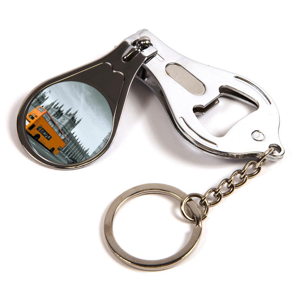 Multi 3 Round Blank Metal Photo Insert Keyring - 25mm Insert Holder - Pack of 10 - Image 5