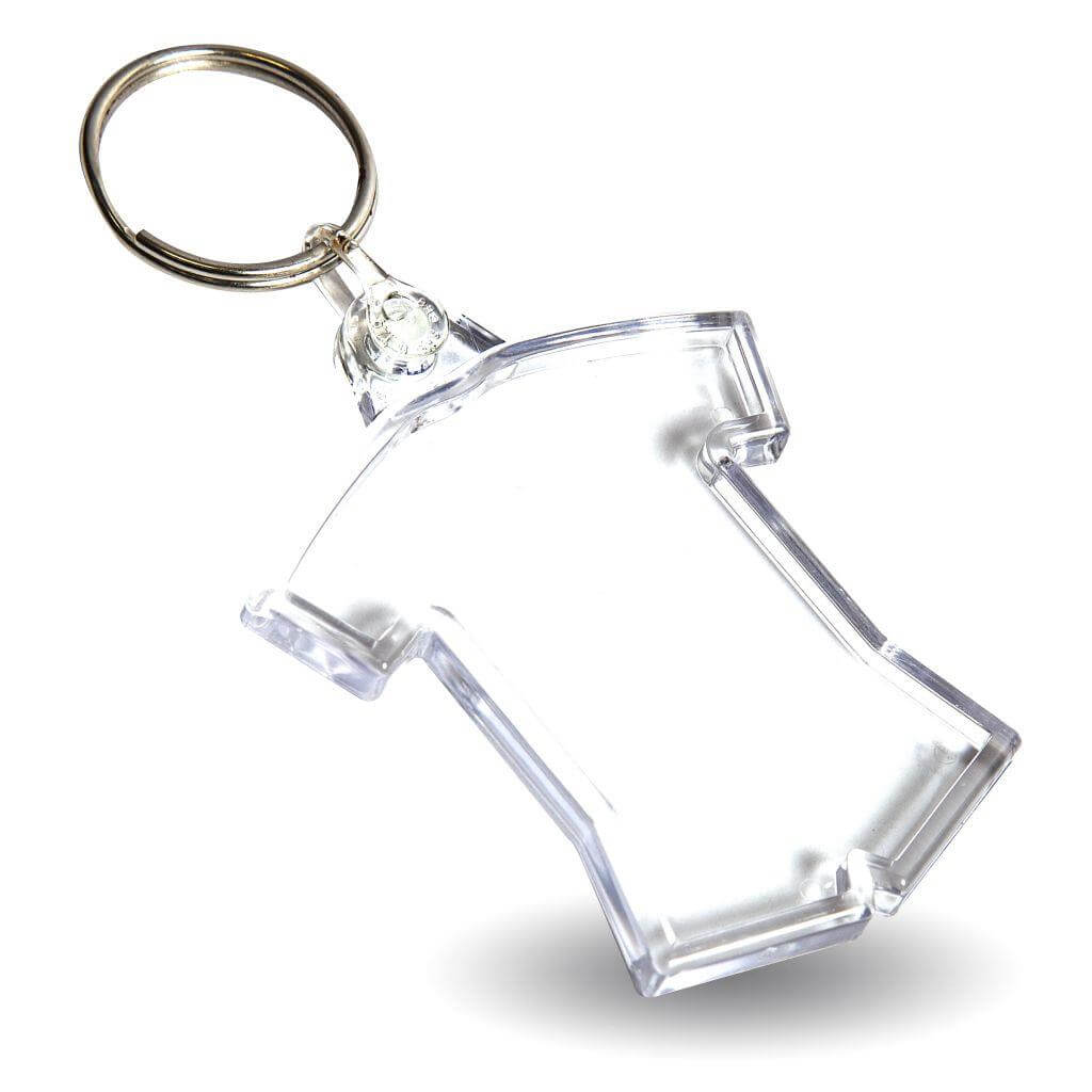 Small Volume - Shaped Blank Acrylic Photo Insert Keyring - Image 10
